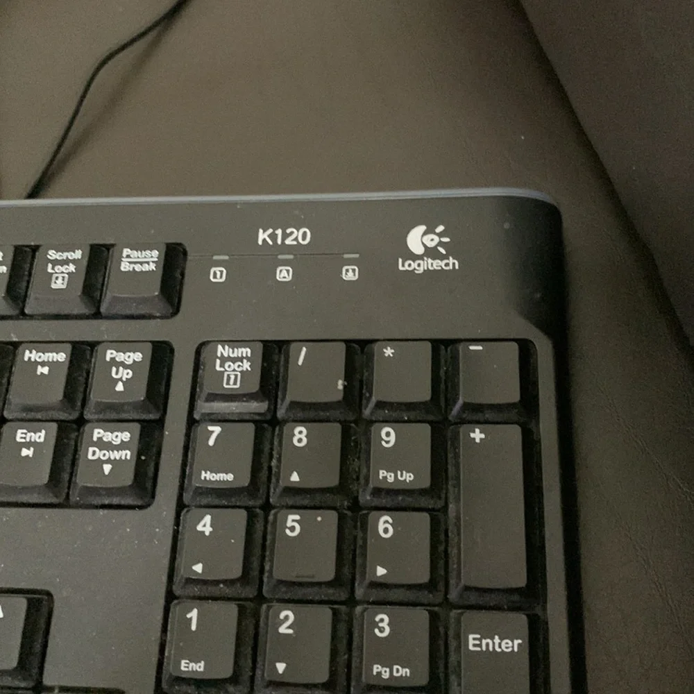 Logitech K120 keyboard.
